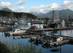 Commercial fishing vessels in Alaska photo